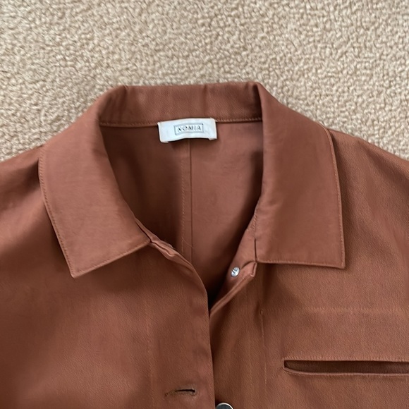 Nomia NYC oversized vintage Chore Jacket - Tobacco Brown - Picture 11 of 13